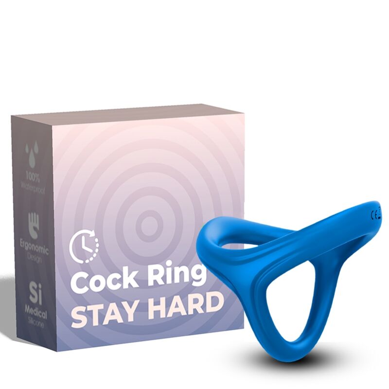 ARMONY – TRESOR DOUBLE SILICONE RING BLUE