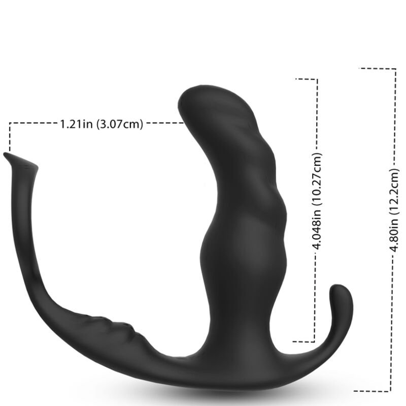 ARMONY – KNIGHT VIBRATOR ANAL PROSTATE  RING REMOTE CONTROL BLACK