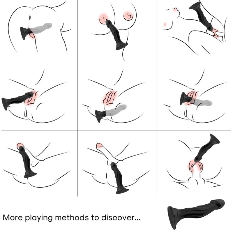 ARMONY – DILDO VIBRATOR  ANAL PLUG REMOTE CONTROL BLACK