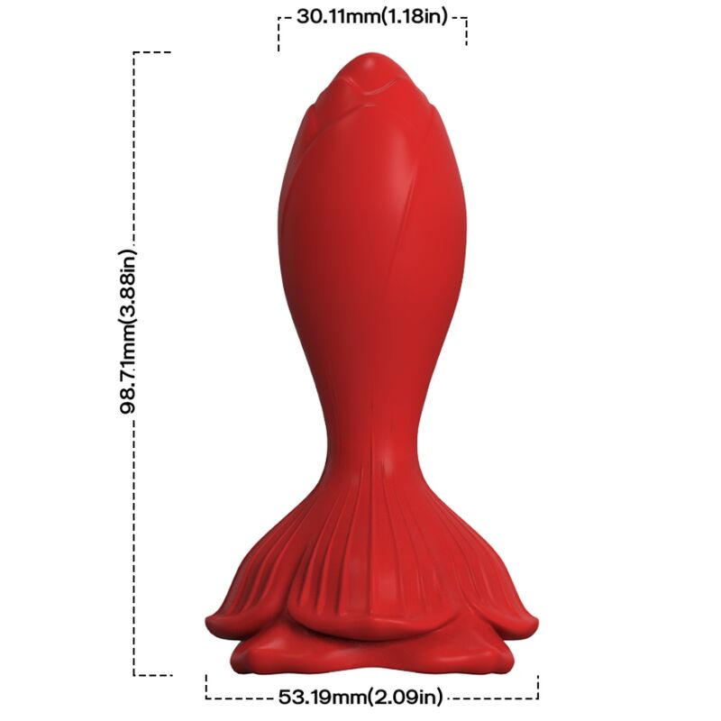 ARMONY – PINK VIBRATOR  ANAL PLUG SMALL REMOTE CONTROL RED