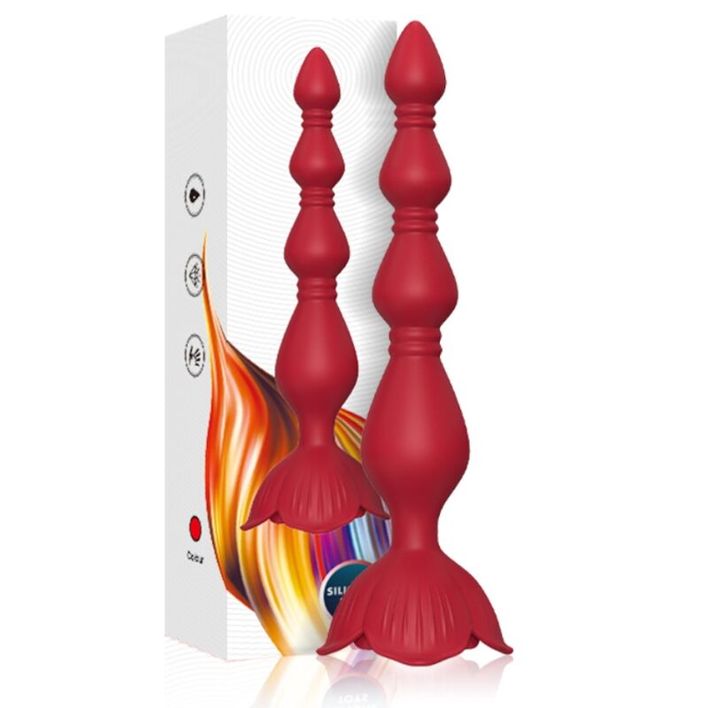 ARMONY - PINK VIBRATOR PAGODA ANAL PLUG RED - Image 4