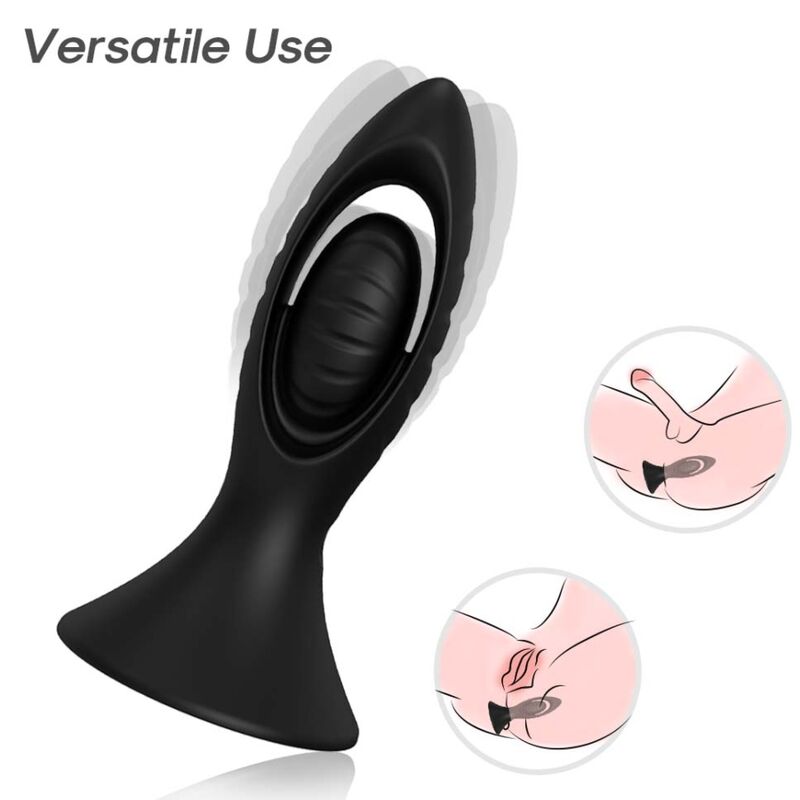 ARMONY – VIBRATOR  ANAL PLUG SILICONE BLACK
