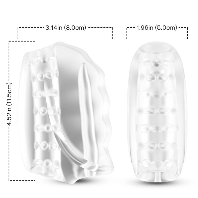 ARMONY – MASTER MASTURBATOR  VIBRATOR TRANSPARENTE