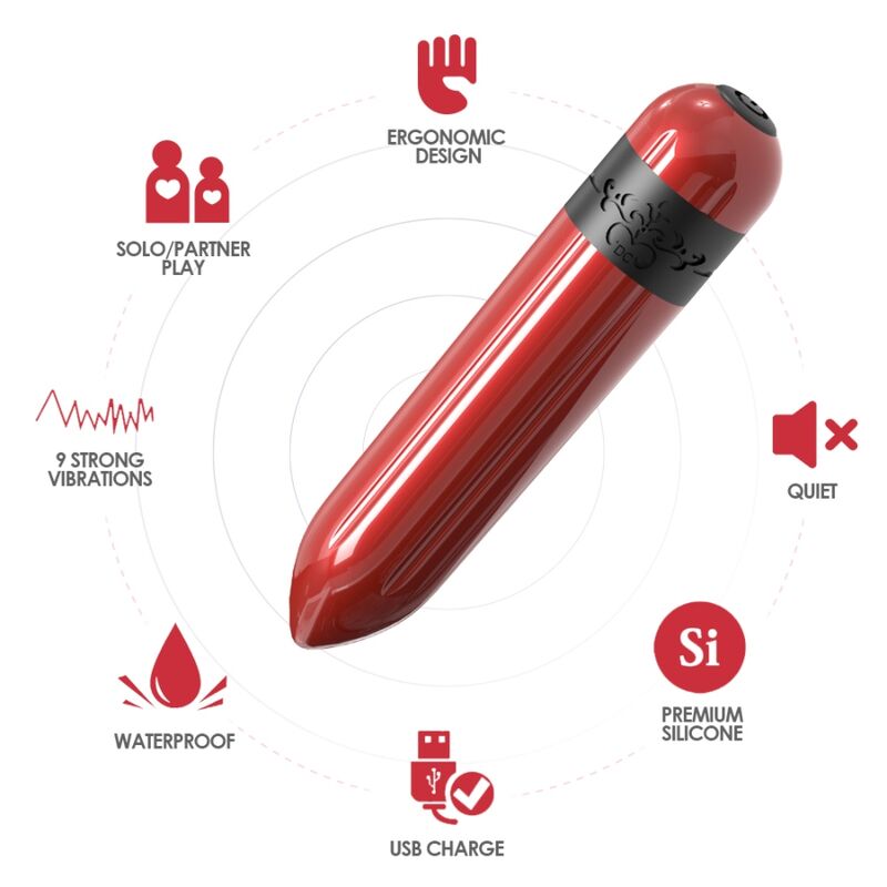 ARMONY - ROCKET VIBRATOR BULLET REMOTE CONTROL FUCHSIA - Image 3