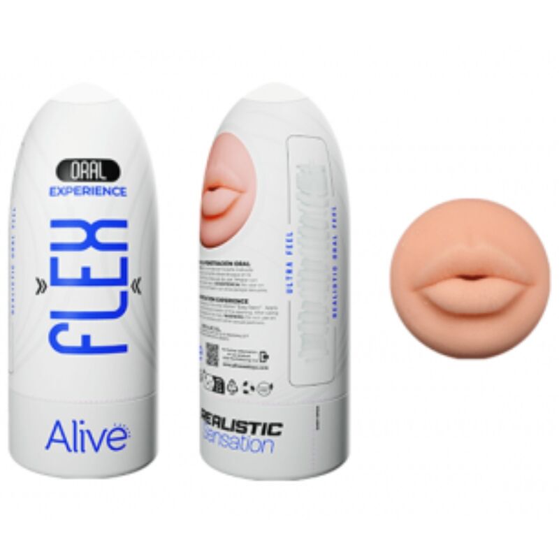 ALIVE – FLEX MALE MASTURBADOR ORAL SIZE M