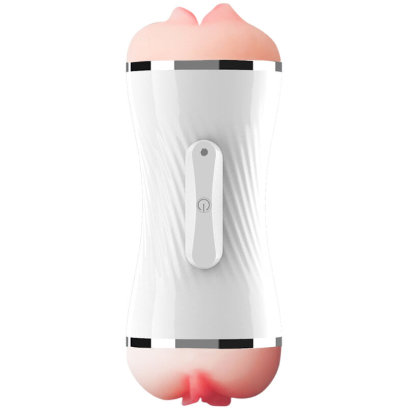ARMONY – DOUBLE VAGINA  MOUTH VIBRATOR MASTURBATOR WHITE