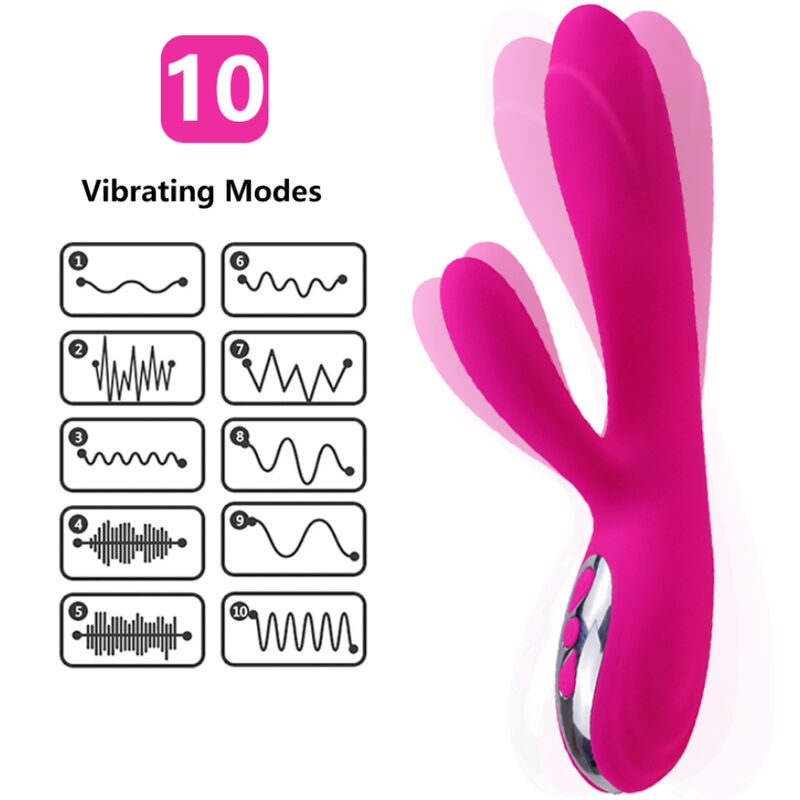 ARMONY - FLEXIBLE VIBRATOR  STIMULATOR WITH FUCHSIA HEAT EFFECT - Image 3