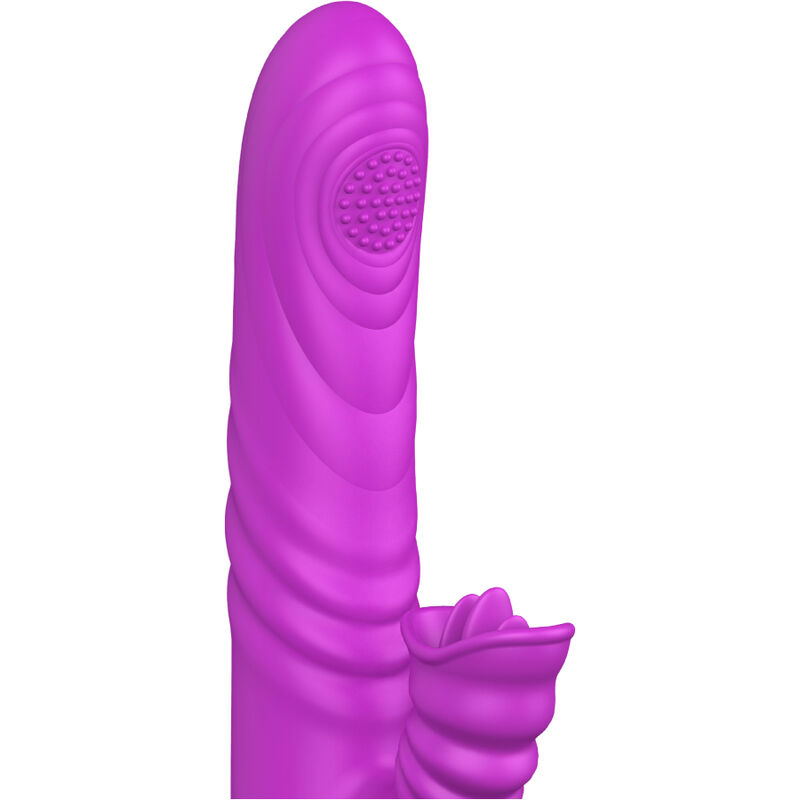 ARMONY – ANGELIA MULTIFUNCTION VIBRATOR WITH STIMULATING TONGUE VIOLET HEAT EFFECT