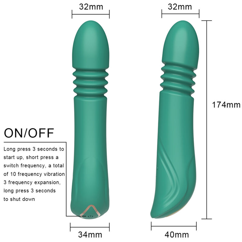 ARMONY – GREEN G-SPOT VIBRATOR  THRUSTING