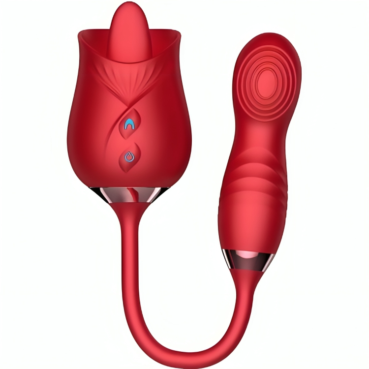 ARMONY - DELIGHT FLOWER VIBRATOR BUMPING WITH RED TONGUE - Image 4