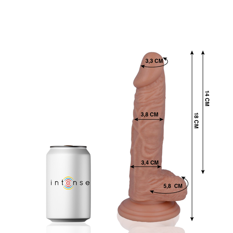 MR INTENSE – 11 REALISTIC COCK 18 CM -O- 3.8 CM