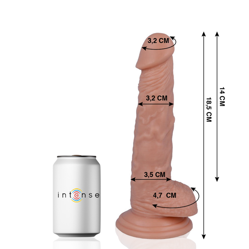 MR INTENSE – 13 REALISTIC COCK 18.5 CM -O- 3.2 CM
