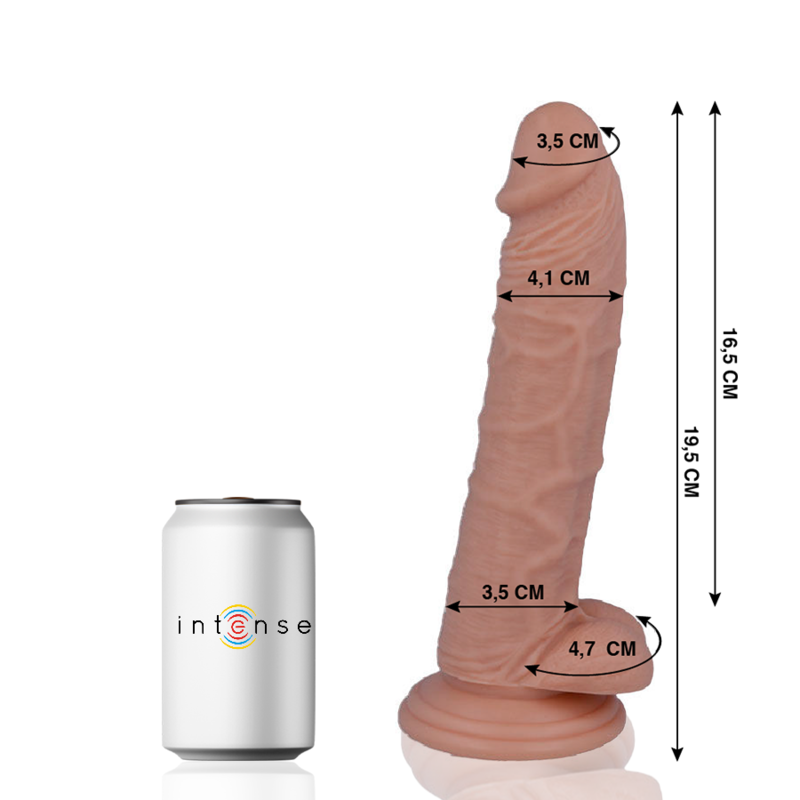 MR INTENSE – 15 REALISTIC COCK 19.5 CM -O- 4.1 CM