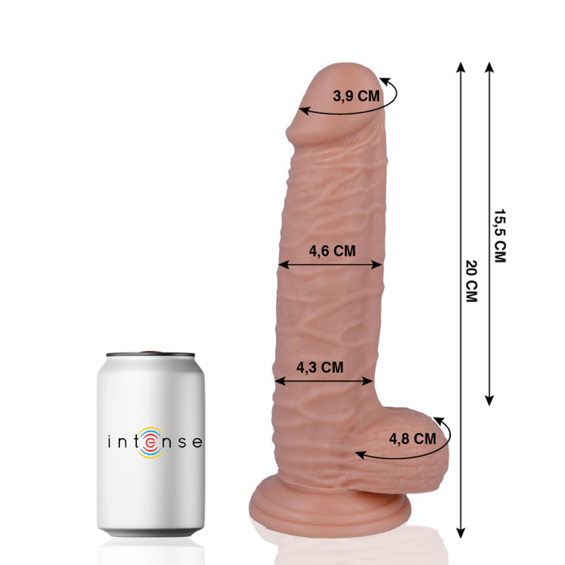 MR INTENSE – 20 REALISTIC COCK 20 CM -O- 4.6 CM