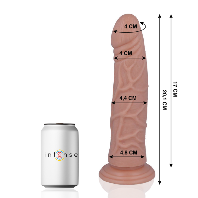 MR INTENSE – 22 REALISTIC COCK 20.1 CM -O- 4.4 CM