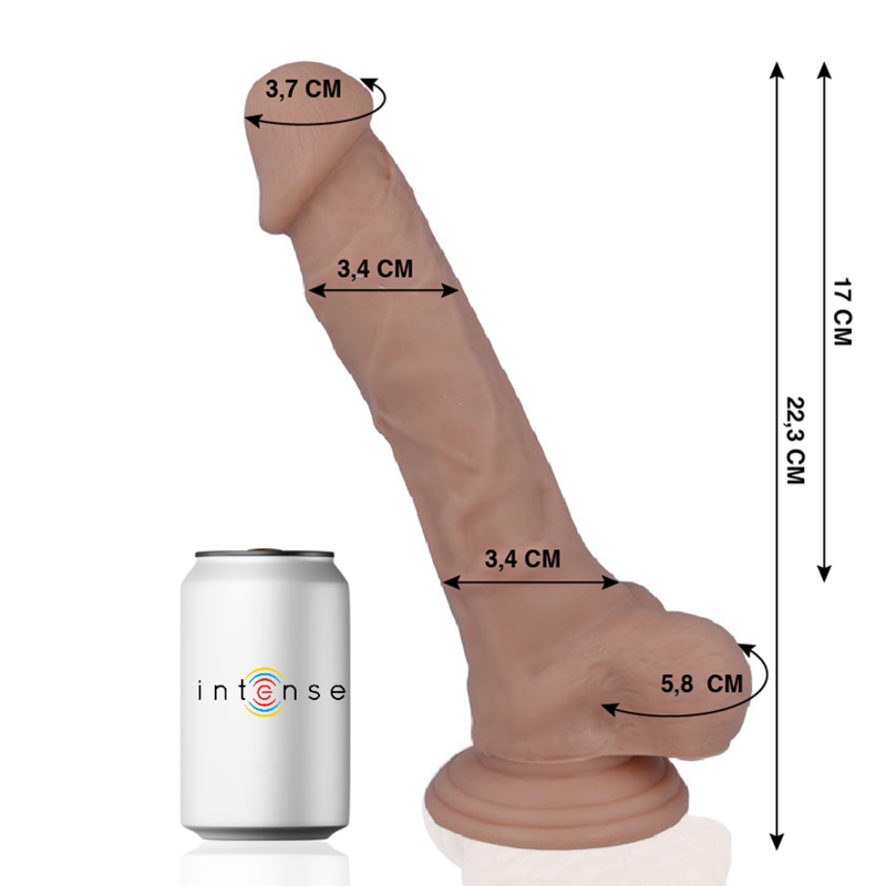 MR INTENSE – 28 REALISTIC COCK 22.3 CM -O- 3.4 CM