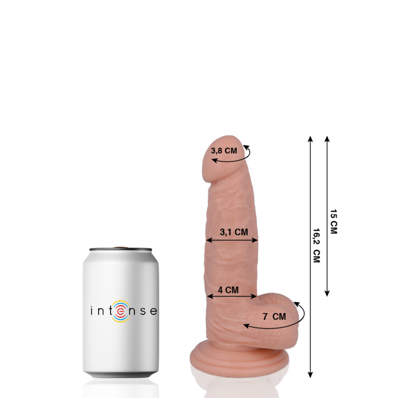 MR INTENSE – 4 REALISTIC COCK 16.2 CM -O- 3.1 CM
