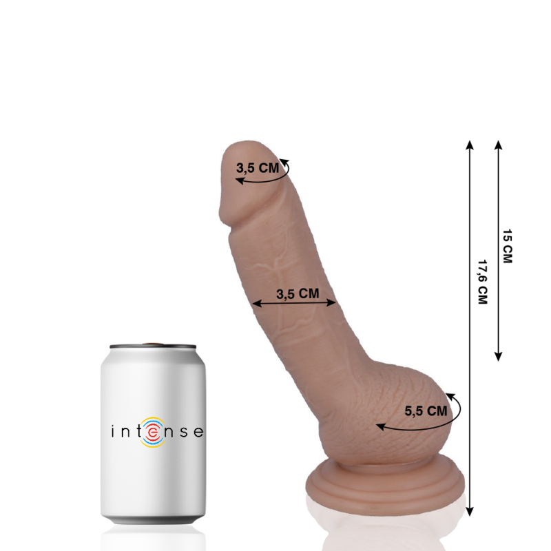 MR INTENSE – 8 REALISTIC COCK 17.6 CM -O- 3.5 CM