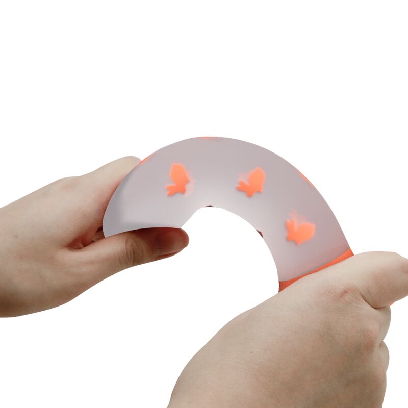 PRETTY LOVE – MAGICAL NIGHTFALL DILDO WITHOUT VIBRATION LUMINOUS ORANGE