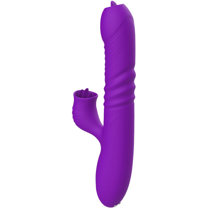 ARMONY - FULLY G SPOT RABBIT VIBRATOR WITH STIMULATING TONGUE VIOLET HEAT EFFECT - Image 5