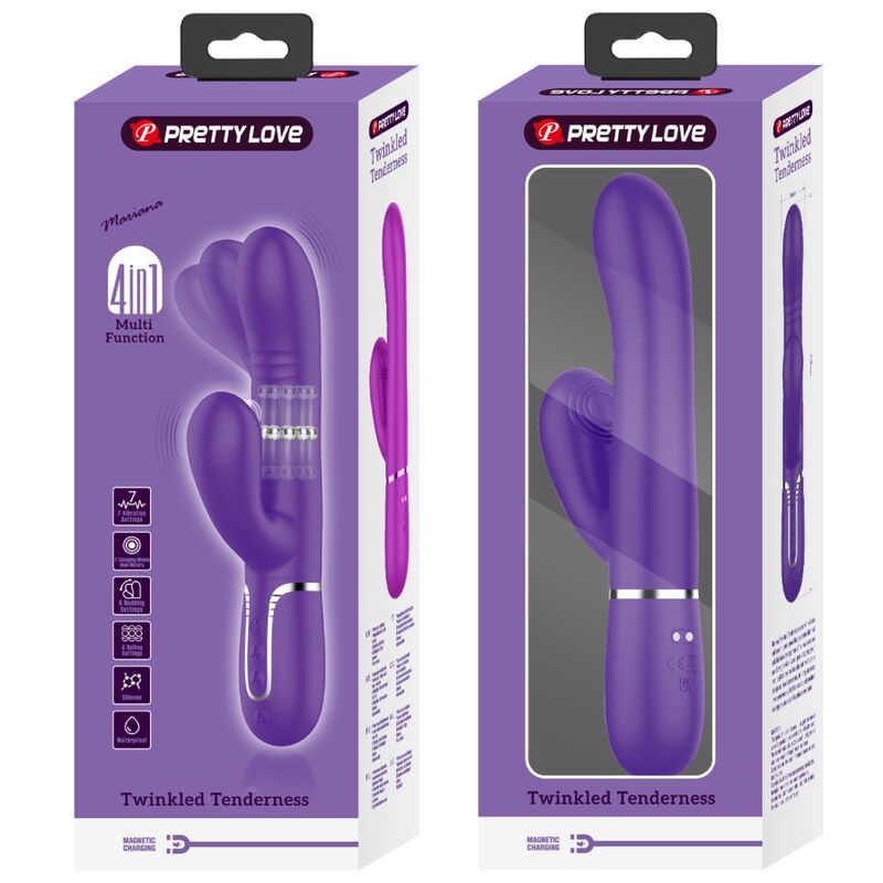 PRETTY LOVE - MULTIFUNCTION G-SPOT VIBRATOR PURPLE - Image 4