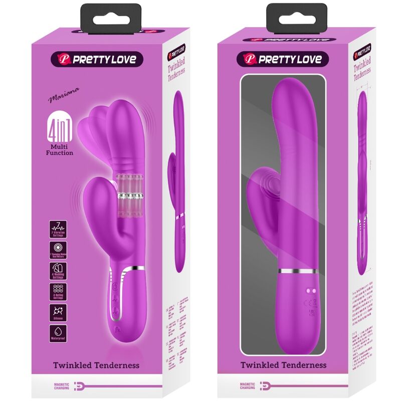 PRETTY LOVE - MULTIFUNCTION G-SPOT VIBRATOR FUCHSIA - Image 4