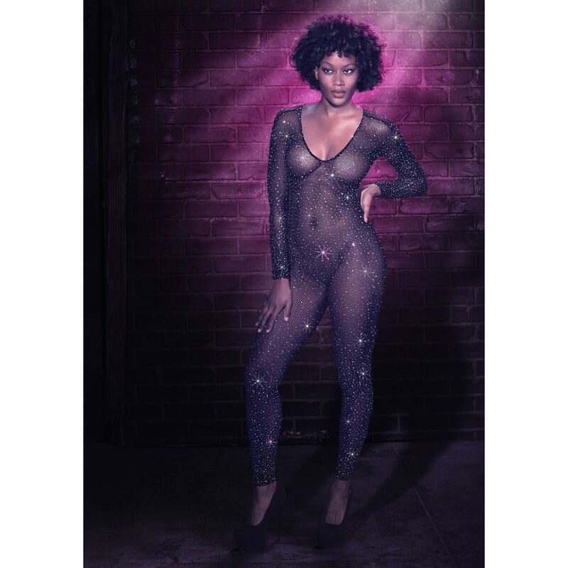 CALEXOTICS – RADIANCE CROTCHLESS FULL BODYSUIT RHINE