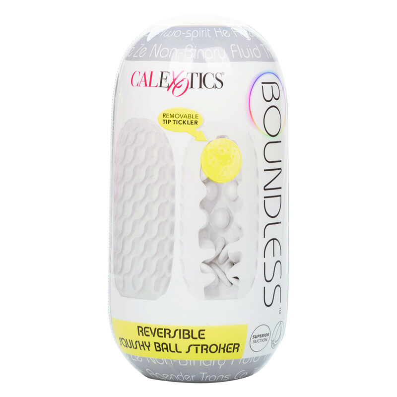 CALEXOTICS – BOUNDLESS REVERSIBLE SQUISHY BALL STROKE GREY