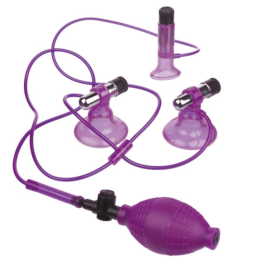 FETISH FANTASY SERIES – TRIPLE SUCTION VIBRATOR