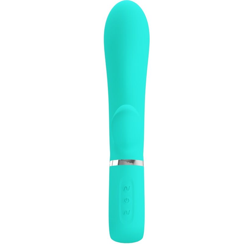 PRETTY LOVE – THOMAS MULTIFUNCTION G-SPOT VIBRATOR AQUA GREEN