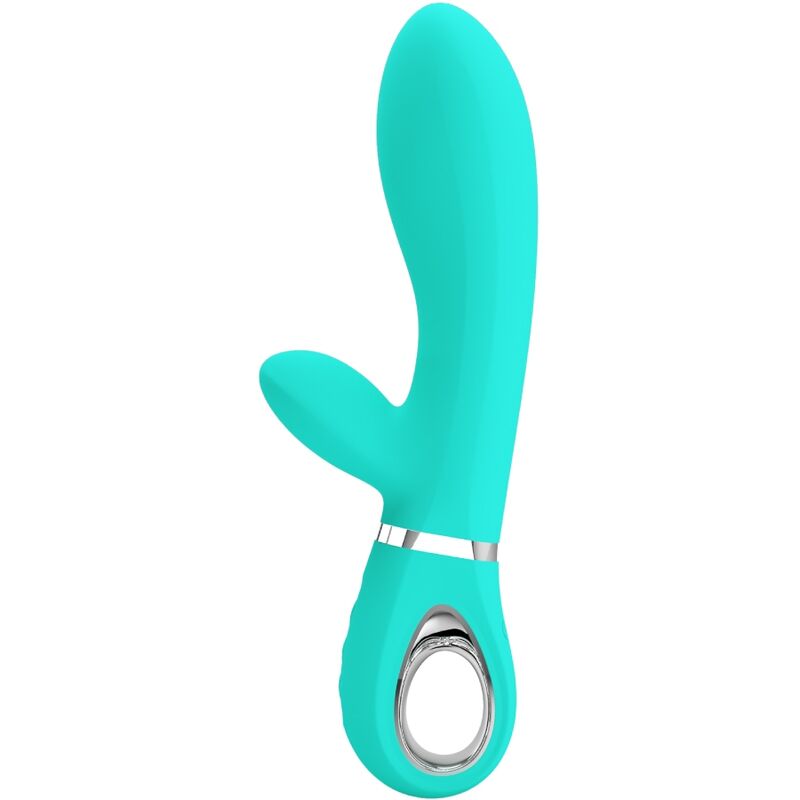PRETTY LOVE – THOMAS MULTIFUNCTION G-SPOT VIBRATOR AQUA GREEN