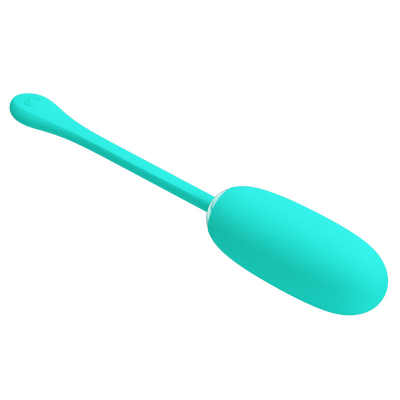 PRETTY LOVE – JULIUS WATERPROOF-RECHARGEABLE VIBRATING EGG AQUA GREEN