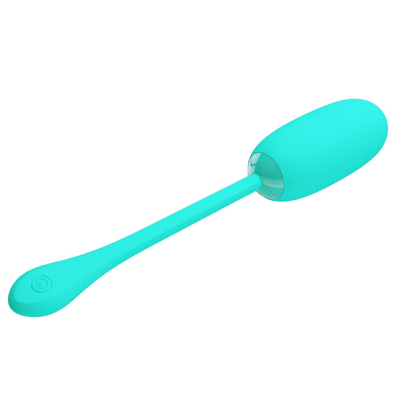 PRETTY LOVE – JULIUS WATERPROOF-RECHARGEABLE VIBRATING EGG AQUA GREEN