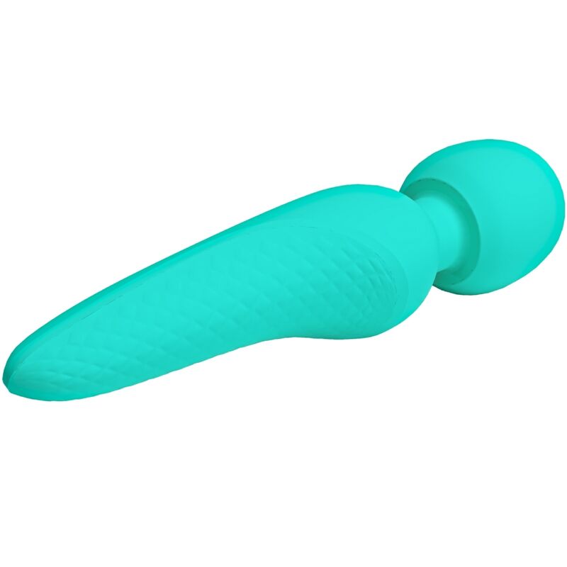 PRETTY LOVE - MEREDITH MASSAGER 12 VIBRATION MODES AQUA GREEN - Image 4