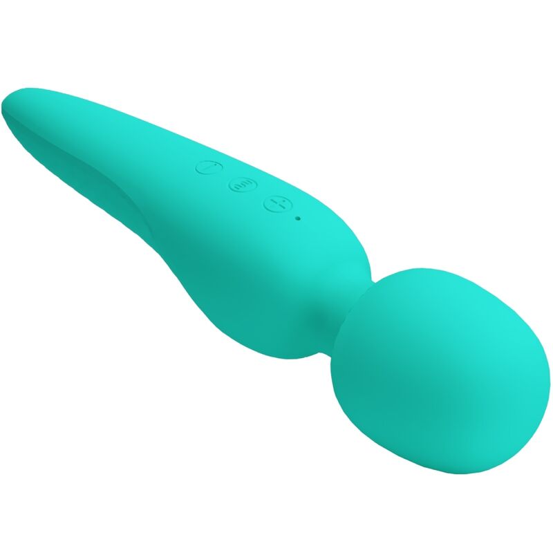 PRETTY LOVE - MEREDITH MASSAGER 12 VIBRATION MODES AQUA GREEN - Image 5