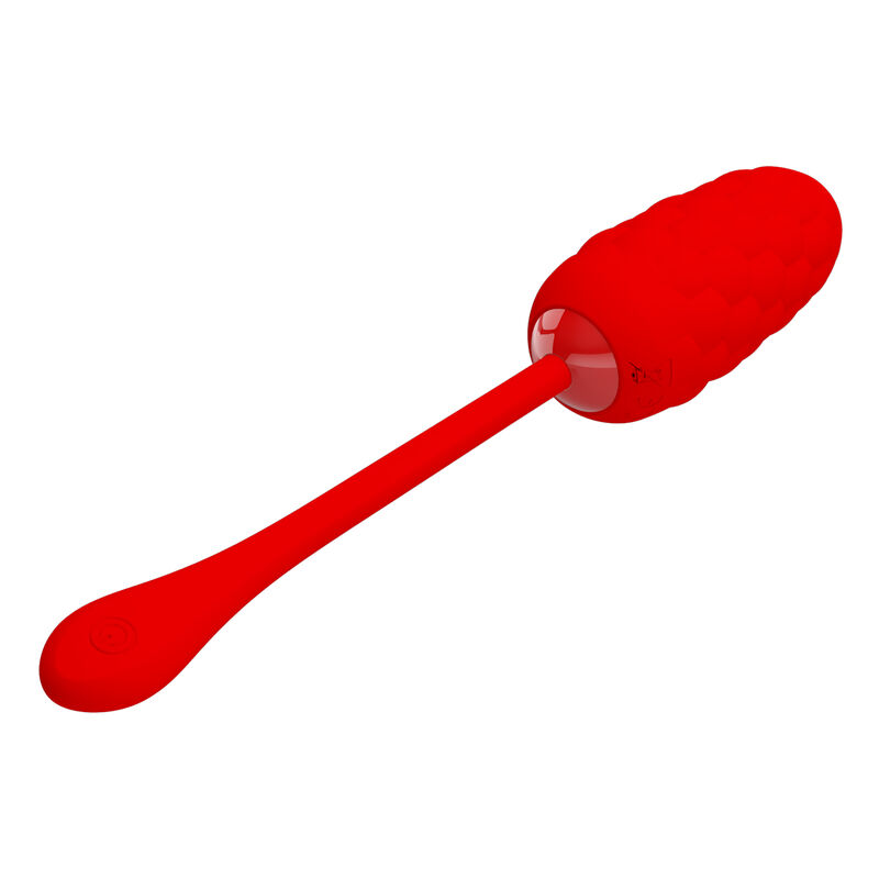 PRETTY LOVE – VIBRATING EGG WITH RED RECHARGEABLE MARINE TEXTURE
