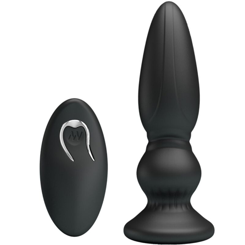 MR PLAY – POWERFUL VIBRATOR REMOTE CONTROL ANAL PLUG BLACK