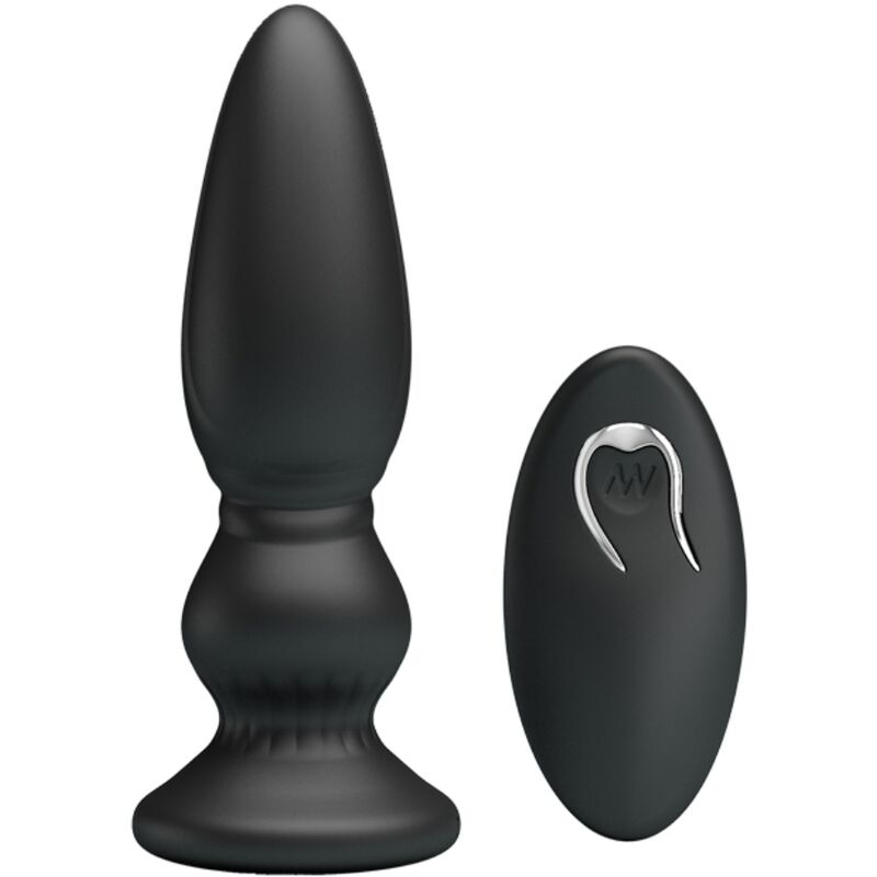 MR PLAY – POWERFUL VIBRATOR REMOTE CONTROL ANAL PLUG BLACK