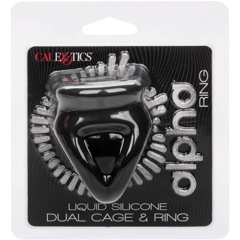 CALEXOTICS – ALPHA DUAL CAGE RING BLACK
