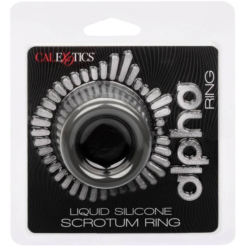 CALEXOTICS – ALPHA SCROTUM STRETCHING RING BLACK
