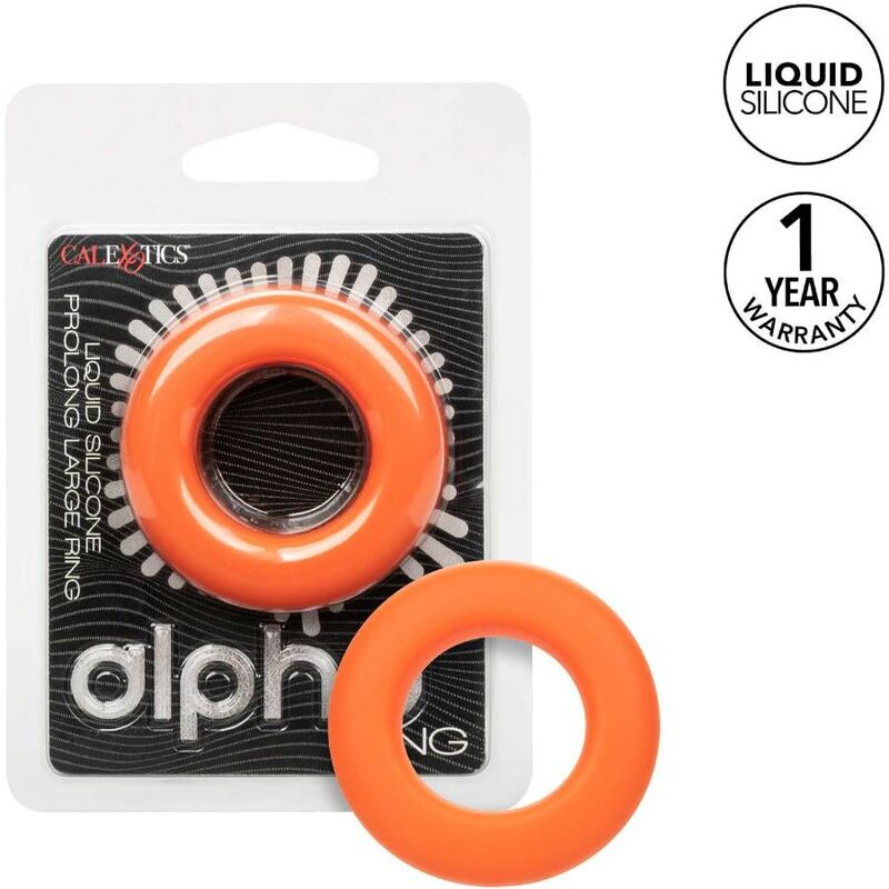 CALEXOTICS – ALPHA PROLONG LARGE RING ORANGE