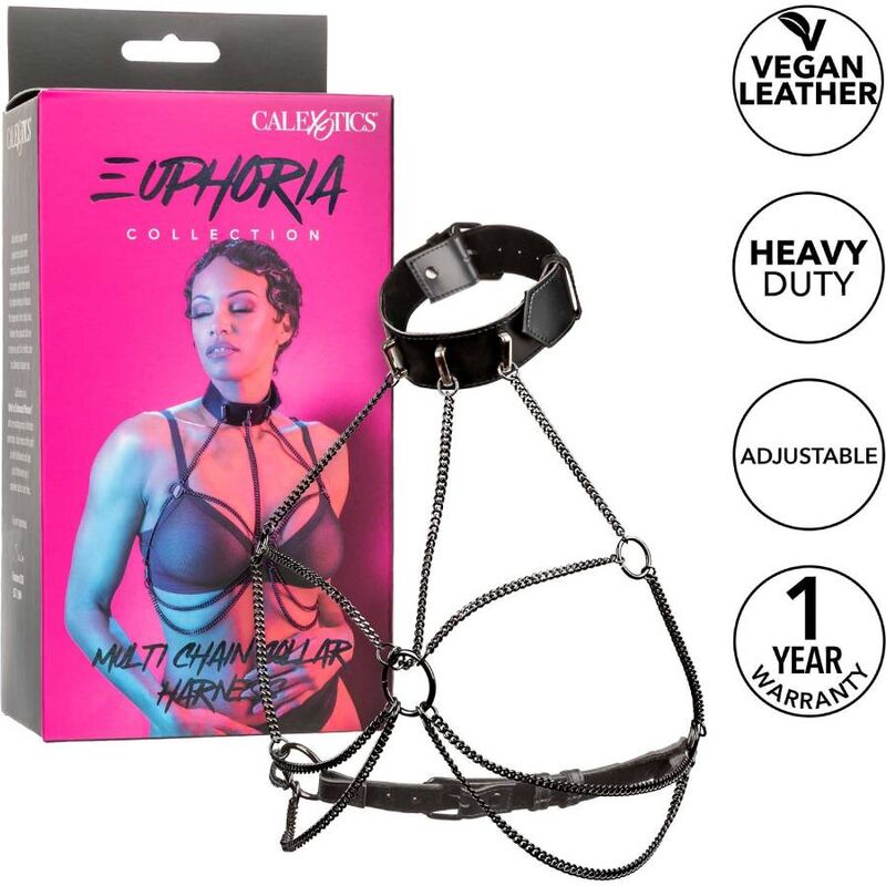 CALEXOTICS – EUPHORIA MULTI CHAIN COLLAR HARNESS