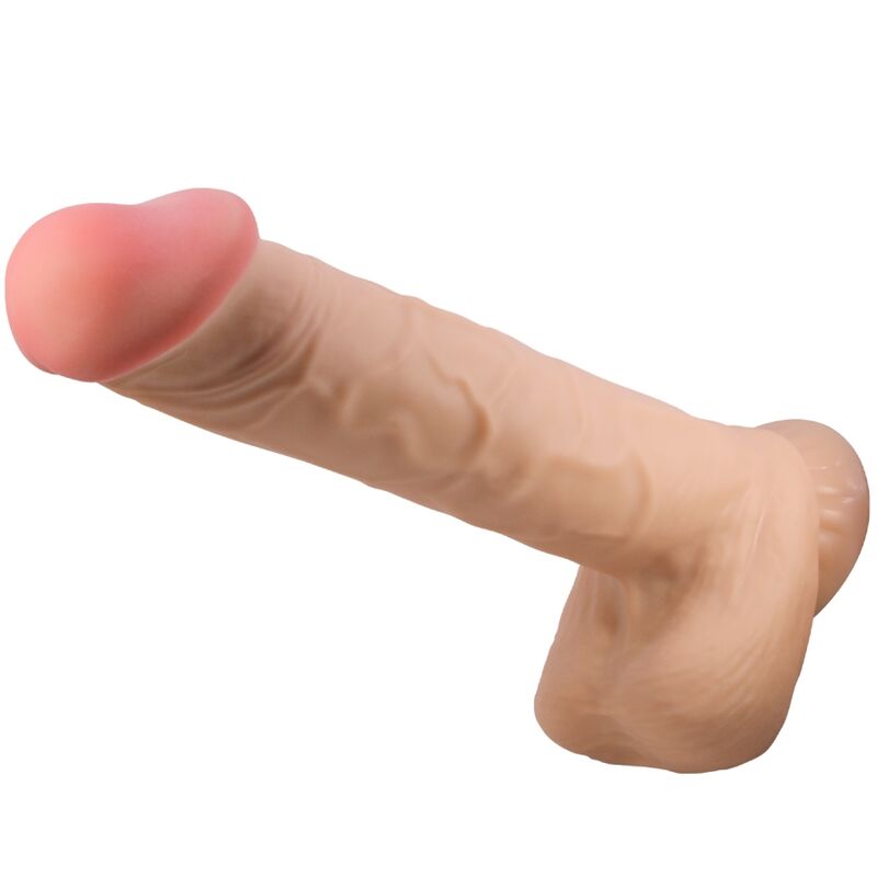 PRETTY LOVE – SLIDING SKIN SERIES REALISTIC DILDO WITH SLIDING SKIN SUCTION CUP FLESH 26 CM
