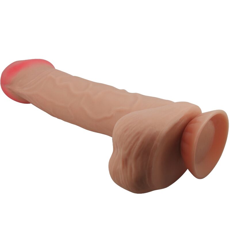 PRETTY LOVE – SLIDING SKIN SERIES REALISTIC DILDO WITH SLIDING SKIN SUCTION CUP FLESH 26 CM