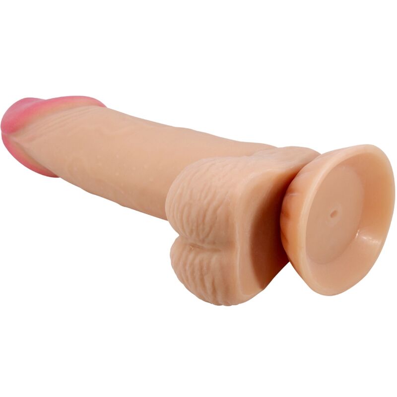 PRETTY LOVE – SLIDING SKIN SERIES REALISTIC DILDO WITH SLIDING SKIN SUCTION CUP 19.4 CM