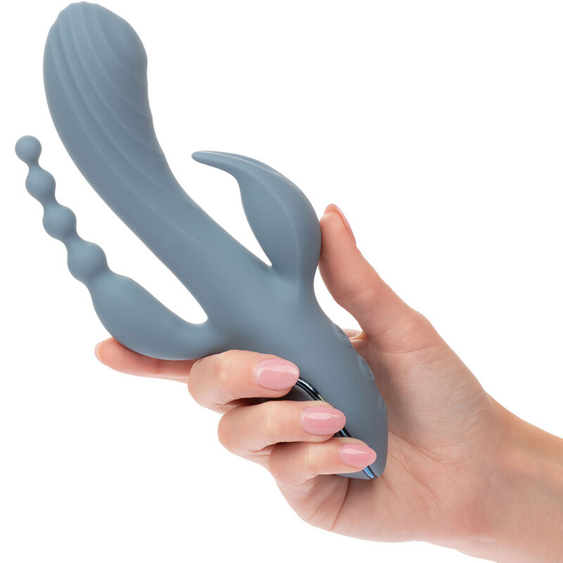 CALEXOTICS – VIBRATOR TRIPLE ECSTASY GREY