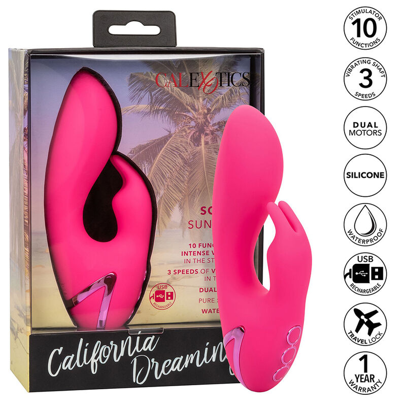 CALEXOTICS – SO. CAL SUNSHINE VIBRATOR RABBIT FUCHSIA BY CALIFORNIA DREAMING