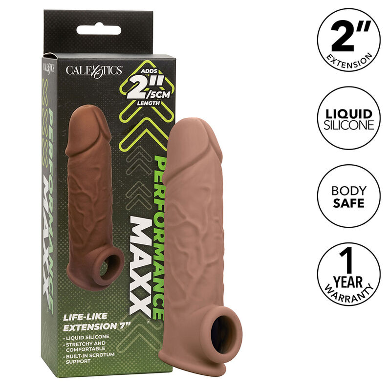 CALEXOTICS – PERFORMANCE MAXX LIFE-LIKE EXTENSION 7 BROWN SKIN