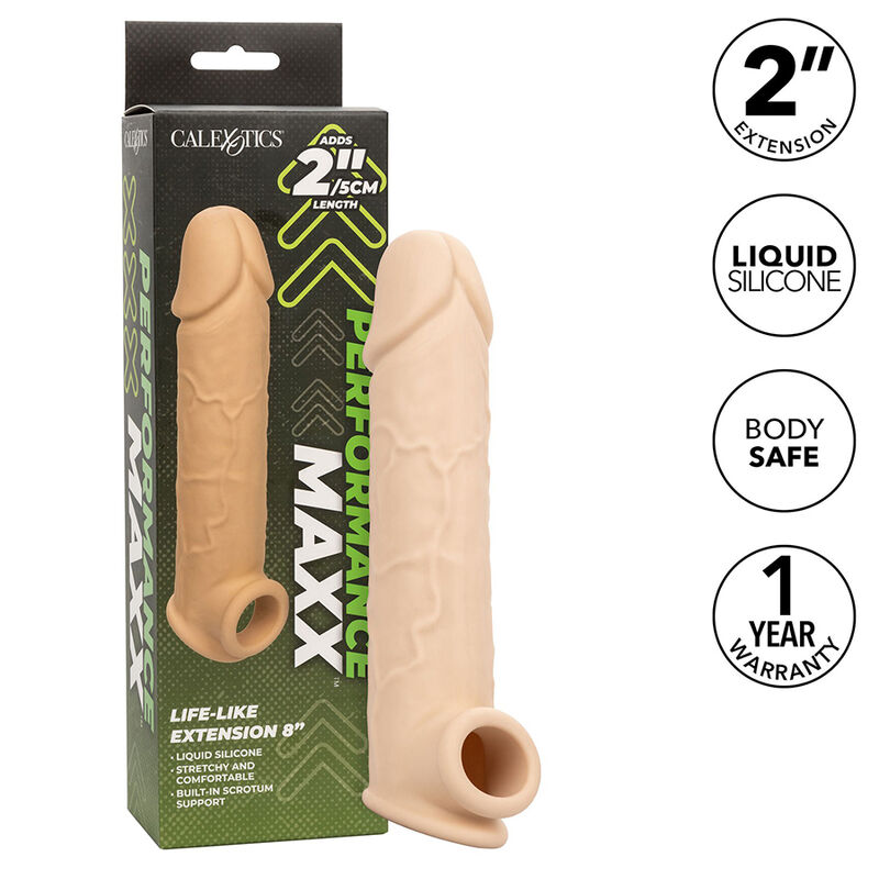 CALEXOTICS – PERFORMANCE MAXX LIFE-LIKE EXTENSION 8 LIGHT SKIN