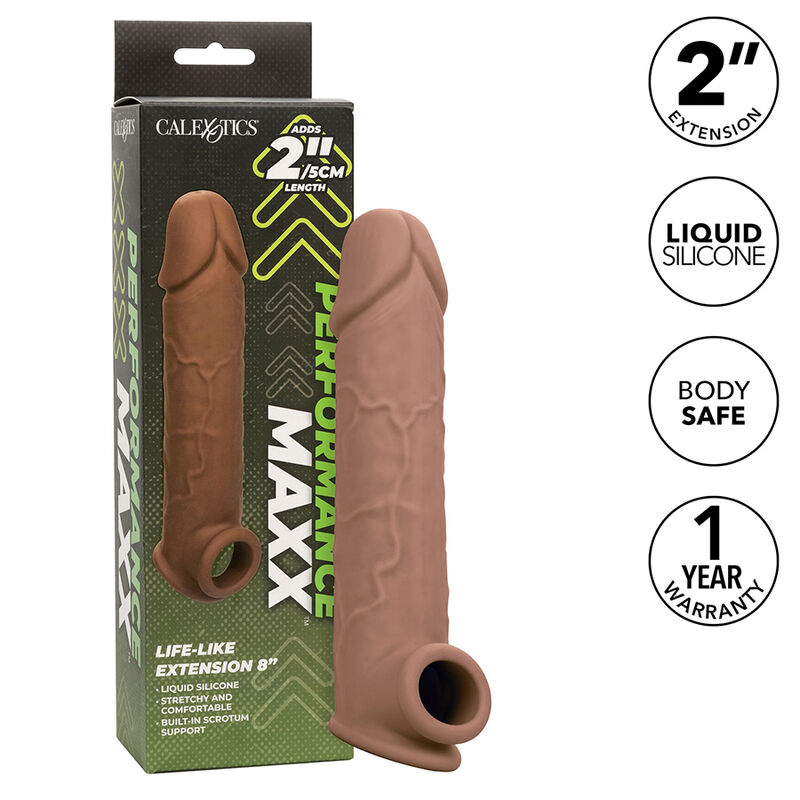 CALEXOTICS – PERFORMANCE MAXX LIFE-LIKE EXTENSION 8 BROWN SKIN